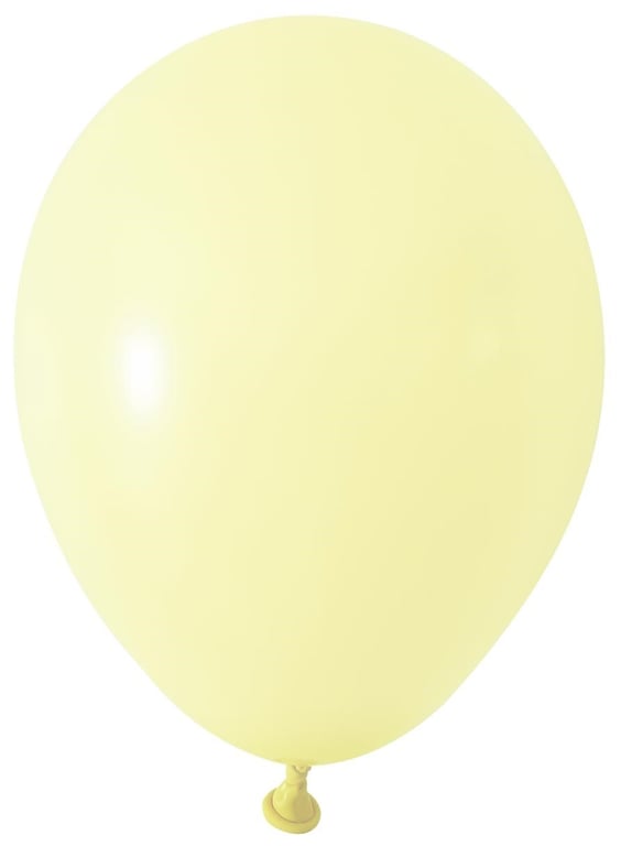 5 Inch Vanilla Round Shape Latex Balloons - 100 Piece Party Pack for Events and Gatherings