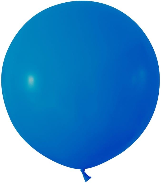 Blue Jumbo Latex Balloons - 24inch, Pack of 3, Ideal Party Decorations
