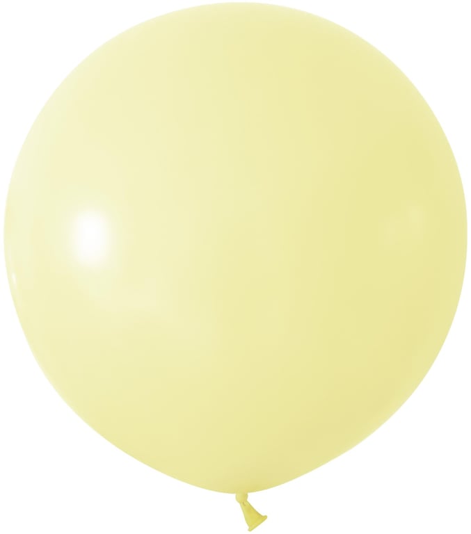 Vanilla Jumbo Latex Balloons - 24 inch, Pack of 3, High-Quality Decorations
