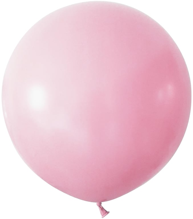Macaron Pink Jumbo Latex Balloon - 24 inch Party Decorations (Pack of 3)