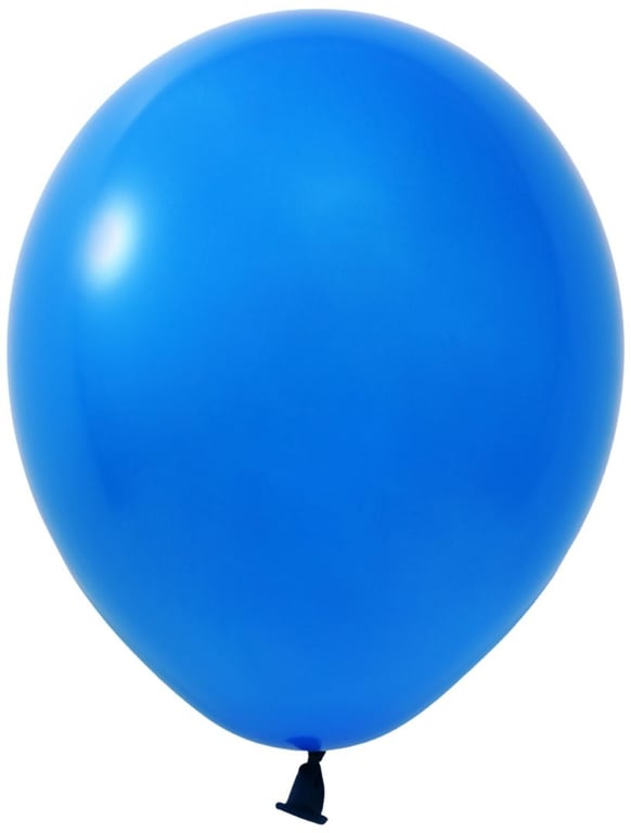 Blue Latex Balloon 10inch - Pack of 100 Party Decorations for Home and Events