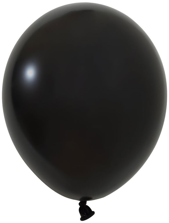 Black Latex Balloons 10inch Party Pack - 100 Piece Home Decor Balloon Set