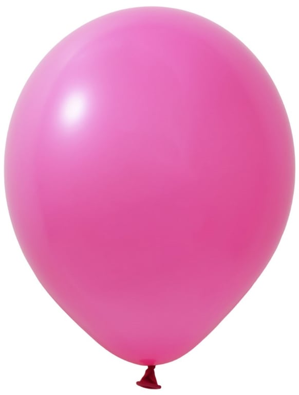 10inch Fuschia Latex Balloons - Pack of 100 Party Decorations for Home and Event Use