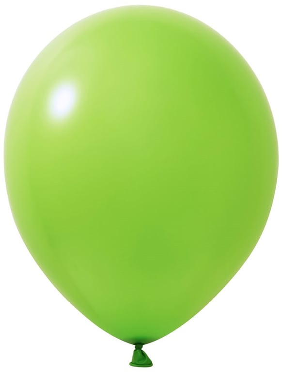 10inch Lime Green Latex Balloons - Pack of 100 for Party Decorations and Home Events