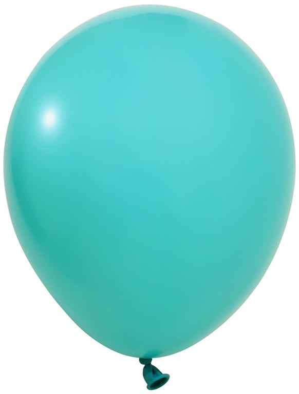 Turquoise Latex Balloons - 10inch Pack of 100 Party Decorations