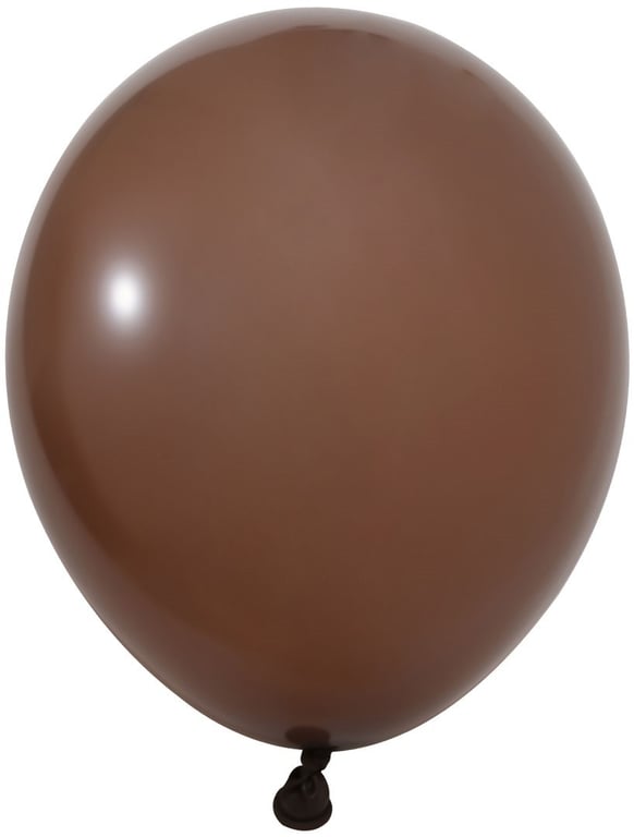 Brown Latex Balloon 10inch - Pack of 100 Party and Event Decorations