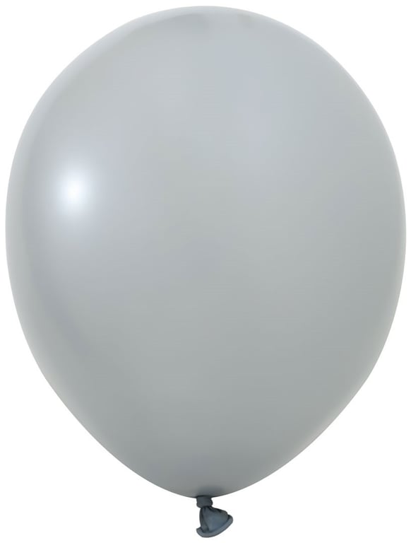 Grey Latex Balloon 10inch Pack of 100 Party Decorations