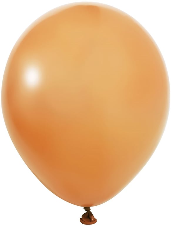 Caramel Latex Balloons 10inch (Pack of 100) - Decorative Party and Event Supplies for Home Decoration
