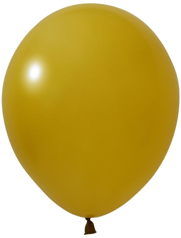 Mustard Latex Balloons 10inch - Party Decorations Pack of 100