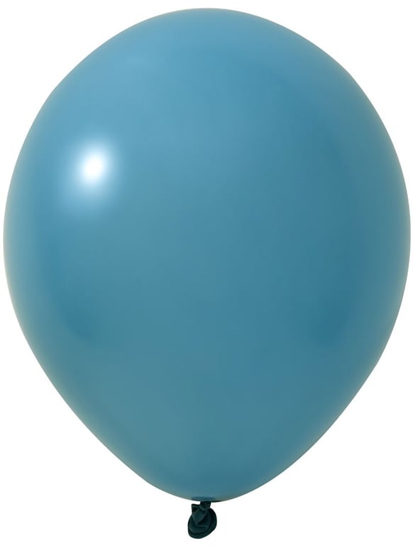 Ocean Blue Latex Balloons 10inch - Pack of 100 Party Decorations
