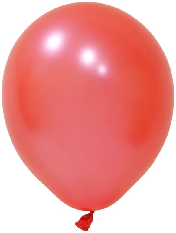Red Metallic Latex Balloons 10inch - Pack of 100, Perfect for Home Decor and Party Events