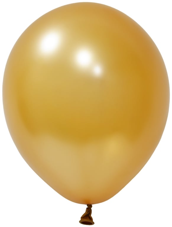 Gold Metallic Latex Balloons 10inch - Pack of 100 for Home Decorations and Party Supplies