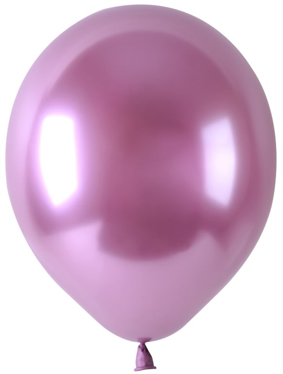 Pink Chrome Latex Balloon 10inch - Pack of 50 for Party and Home Decoration