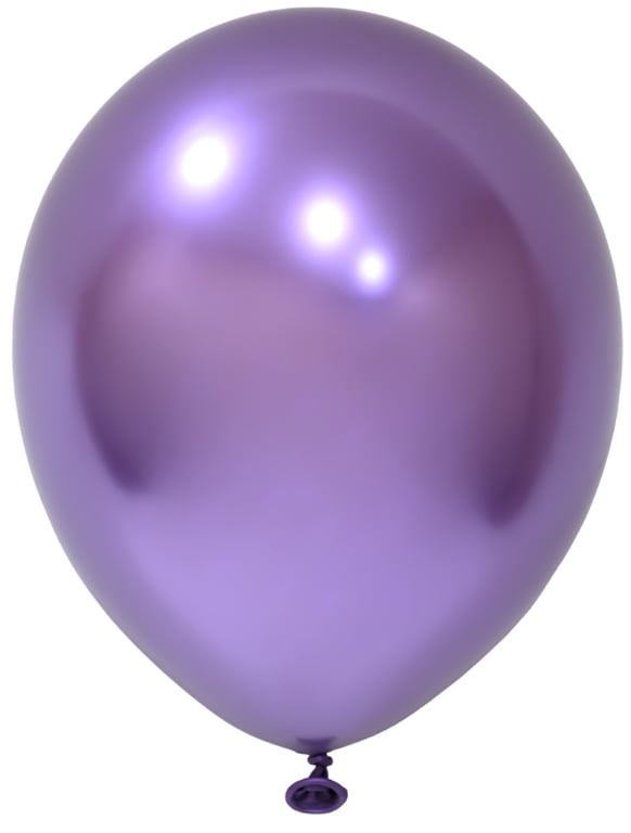 Violet Chrome Latex Balloons - 10inch (Pack of 50) Party Decoration Event Balloons