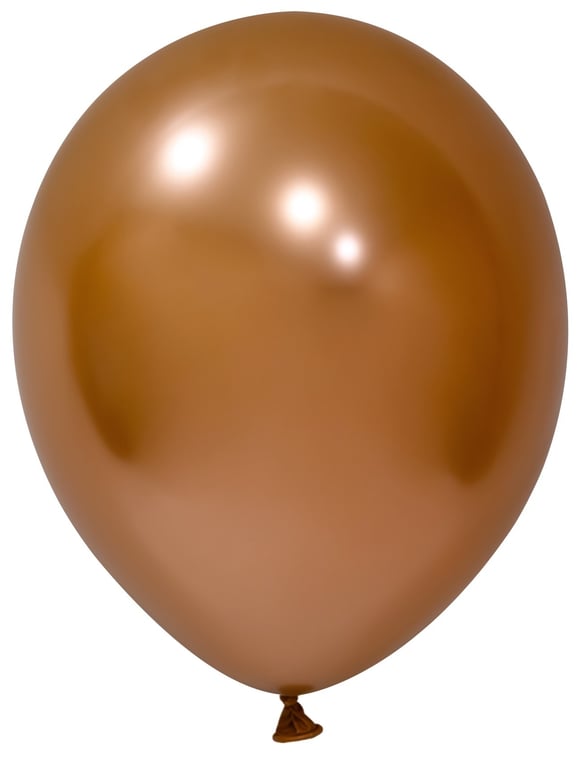 Copper Chrome Latex Balloon Set - 10inch Pack of 50 for Home Decor & Party Decoration