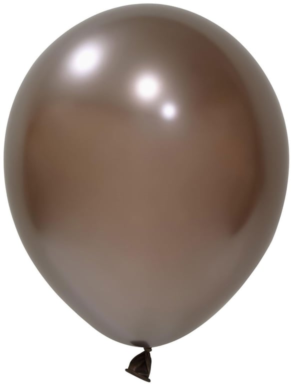 Brown Chrome Latex Balloon 10inch Party Decorations Pack of 50 - Perfect for Home and Event Decor