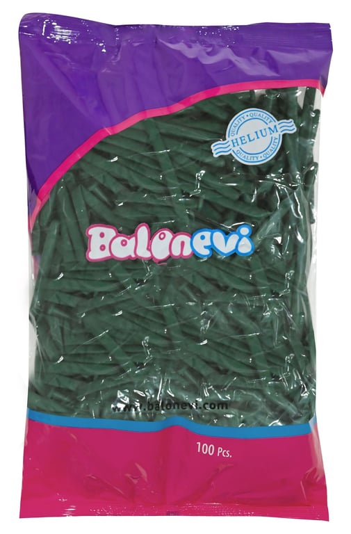 Green Modelling Balloons - Pack of 100 Party Decorations & Craft Supplies