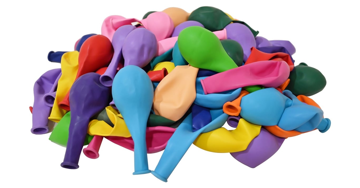 12inch Assorted Latex Balloons - Pack of 100 Decorative Party Event Balloons