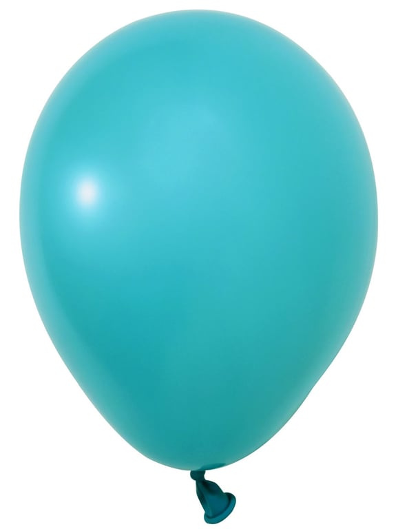 Turquoise Latex Balloons 5inch - Pack of 100 Party Decorations