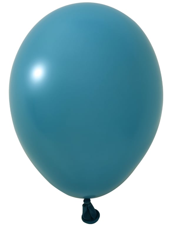 Ocean Blue Latex Balloons - 5inch Pack of 100 Party Decorations