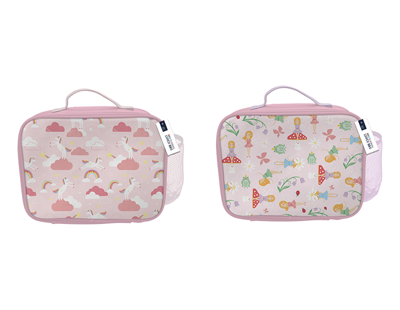 Girls Insulated Lunch Bag - Portable and Fashionable School Lunch Box for Kids