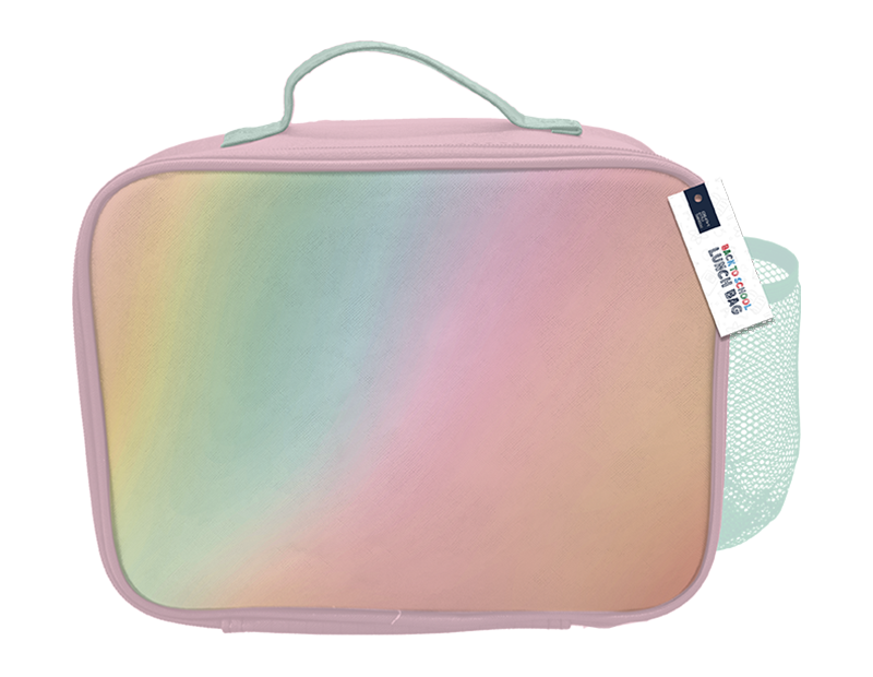 Insulated Girls Lunch Bag - Colorful & Portable Kids Lunch Box