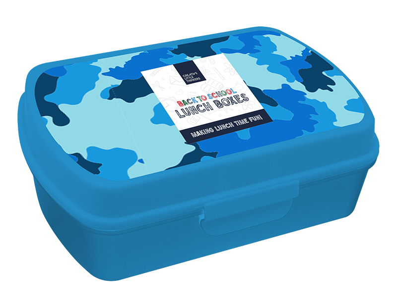 Boys Printed Lunch Box - Assorted Designs for Kids School Lunch Essentials