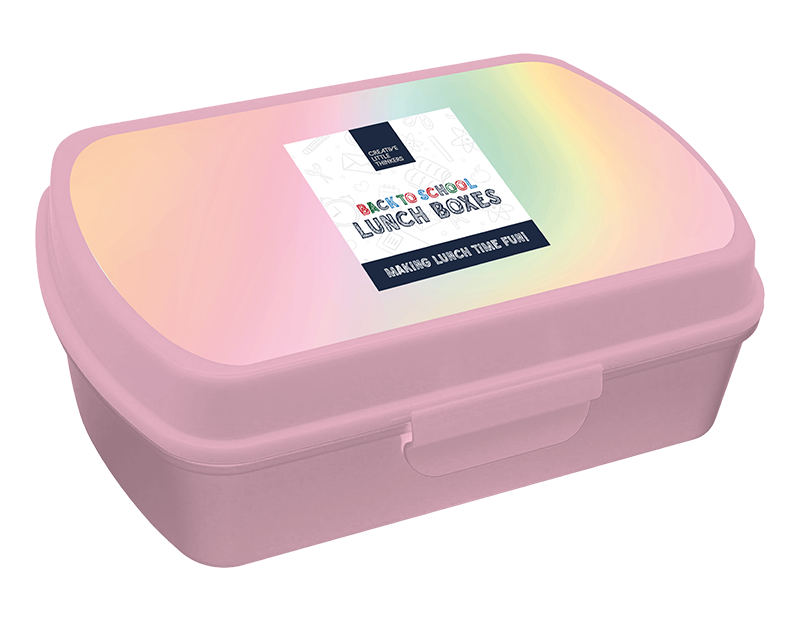 Girls Assorted Printed Lunch Box - Cute and Colorful Design for Kids