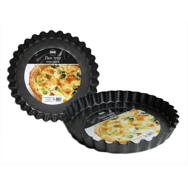 Non-Stick Flan Tray 28.5cm - Baking Pan for Perfect Desserts