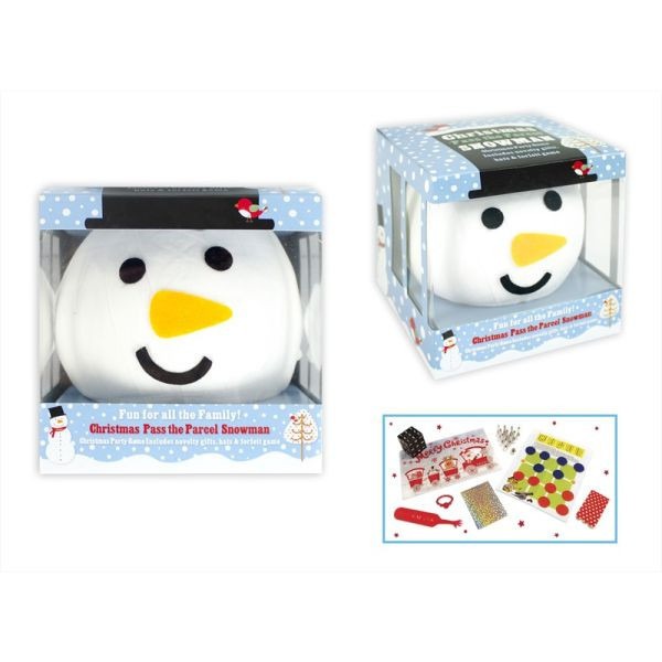 Pass The Parcel Snowman Family Christmas Game - Holiday Fun for Kids and Adults