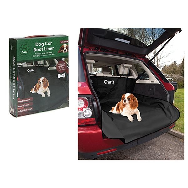 Crufts Pet Car Boot Liner - Easy Clean Cruelty-Free Vehicle Protection for Dogs and Pets