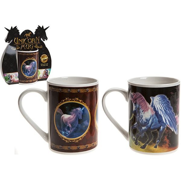 StoneWare Unicorn Design Mug with Wraparound Sleeve - Home Decor Coffee Cup