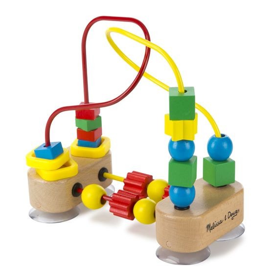 Melissa and Doug First Bead Maze - Develops Fine Motor Skills in Kids Learning Games