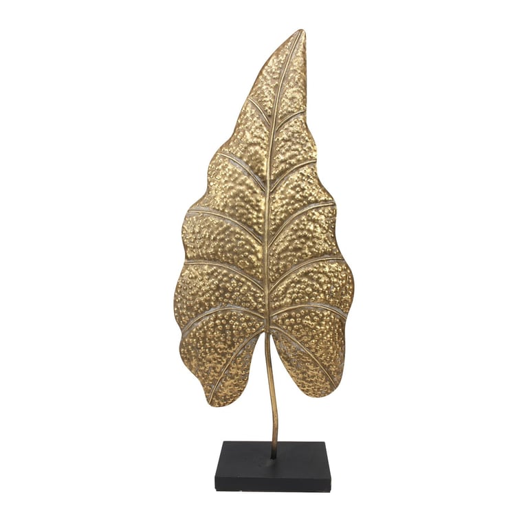 Brocante Botanical Cala Leaf Decor - Vintage Plant Design Wall Art