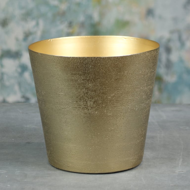 Gold Mayfair Long Tom - Large Luxury Home Decor Vase