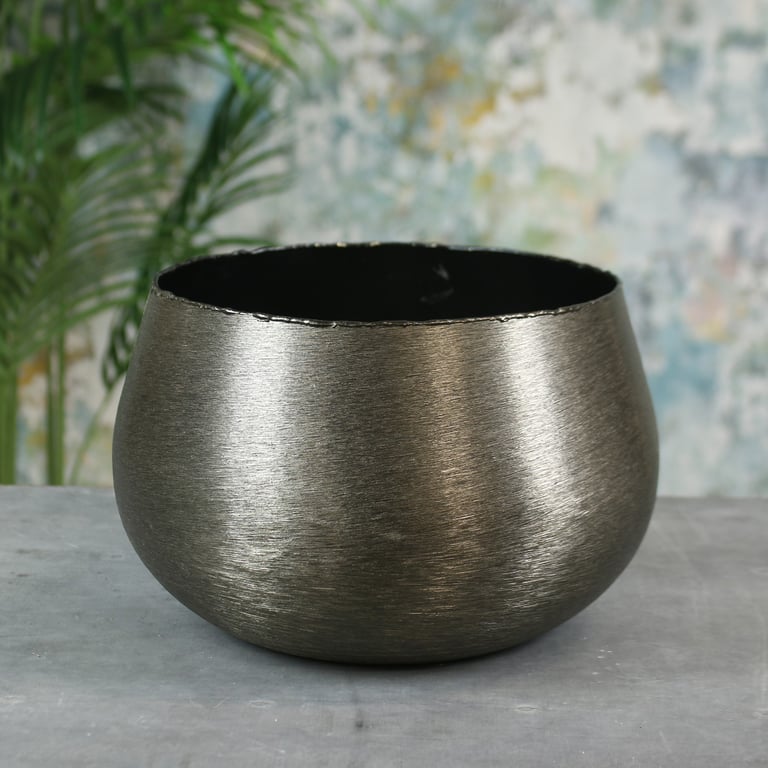 Hyde Park Brushed Black Stainless Steel Large Pot Cover - Kitchen Essentials