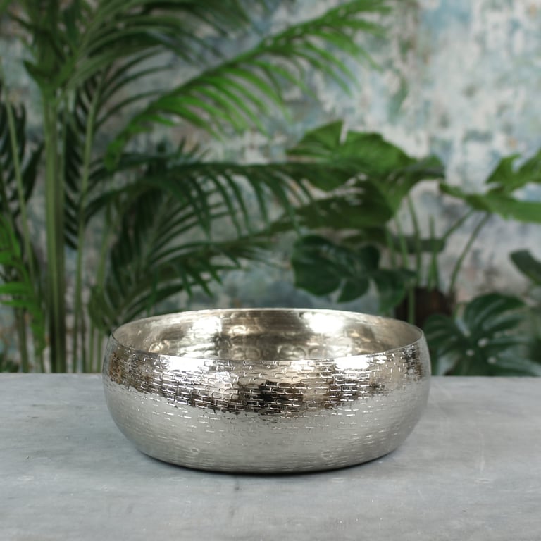 Silver Hampstead Medium Bowl - Elegant Home Decor Kitchenware Dinnerware