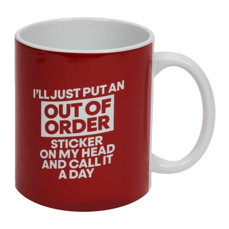 Ministry of Humour Multi-Coloured Coffee Mug - Out of Order Office Humor Gift