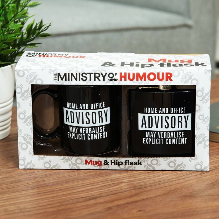 Mug & Hip Flask Set - Double-Walled Insulated Outdoor Drinking Essentials