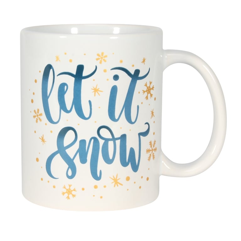 11oz Insulated Winter Snow Mug - Home Decor Perfect for Christmas Season