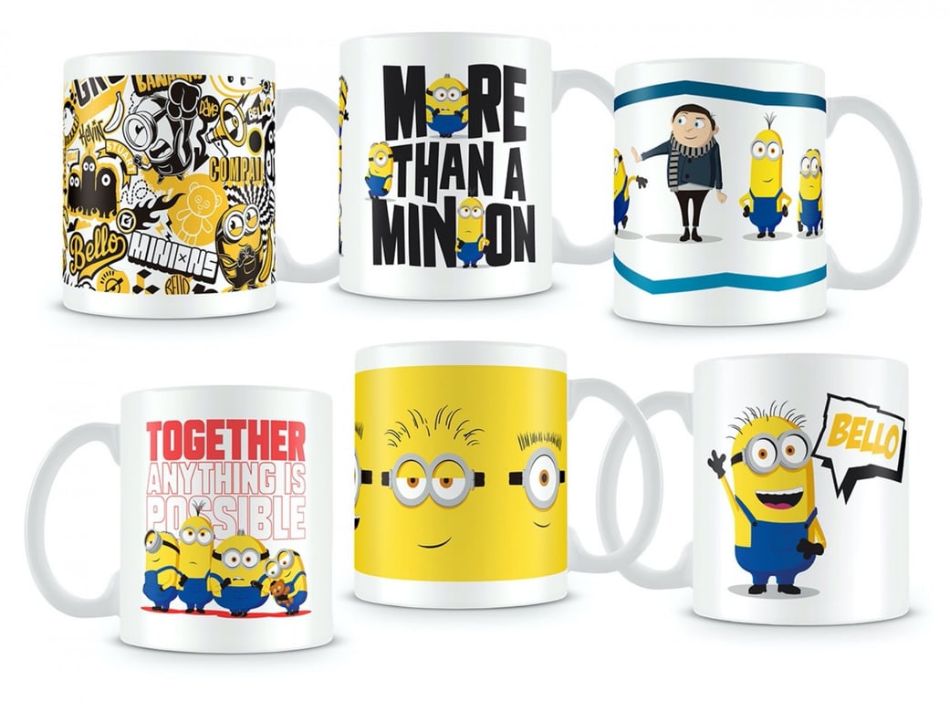 Minions 2 Assorted Design Mugs - Home Decor & Kitchenware