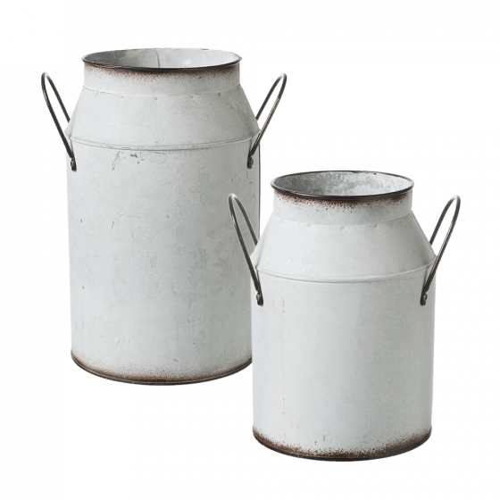 Riversdale Milk Churn - 14cm x 19cm Rustic Kitchen Tool for Farmhouse Style Home Decor
