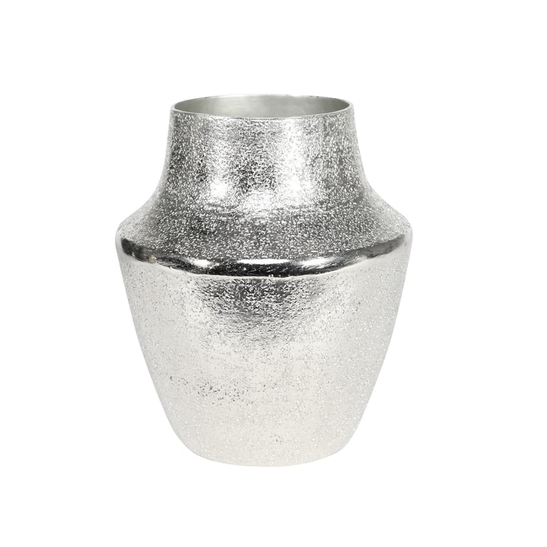 Covent Garden Cafe Vase Silver - Elegant Home Decor Accent