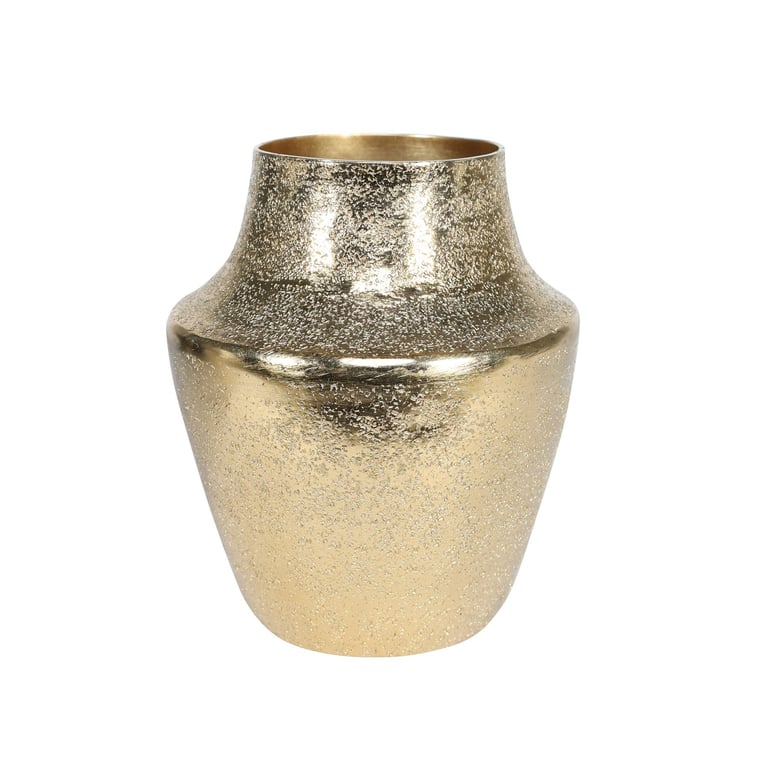Covent Garden Cafe Vase Bright Gold - Elegant Home Decor Accent for Any Room or Garden