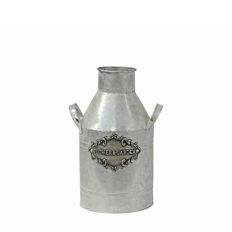 Silver Milk Churn - 17cm Kitchen Utensil for Dairy Product Storage and Cream Separation
