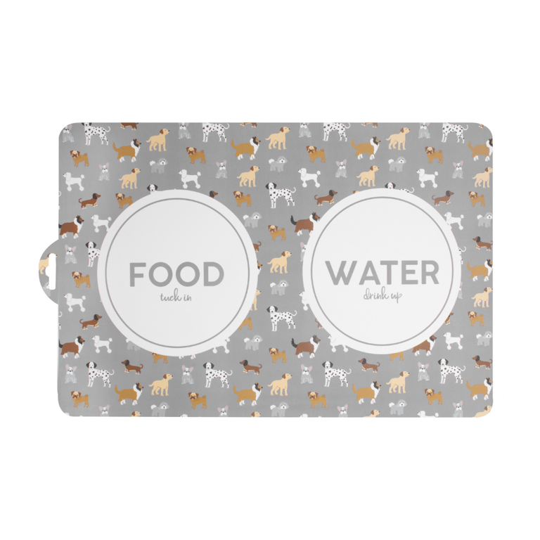 Grey Anti Slip Dog Mat - Non-Slip Pet Protection for Home Decor