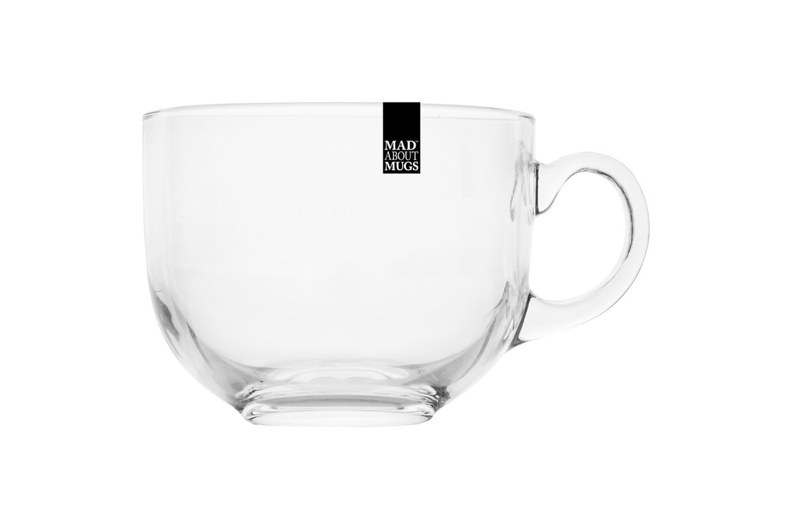 Clear Glass Mug - Durable Home Decor Coffee Cup