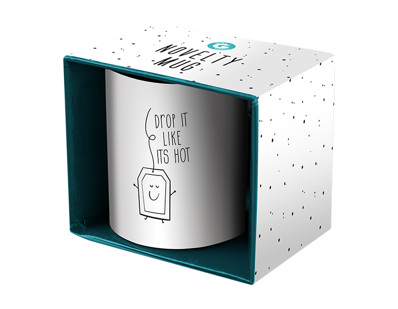 Printed Novelty Mug In Box - Assorted Home Decor Gift Idea