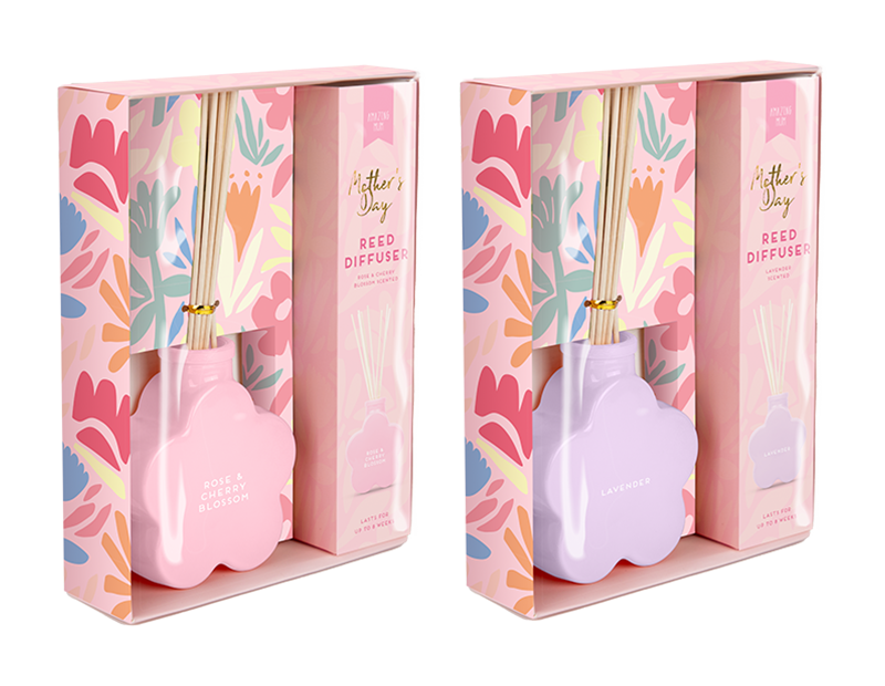 Mothers Day Scented Reed Diffuser - Home Fragrance Gift for Indoor Aroma Therapy