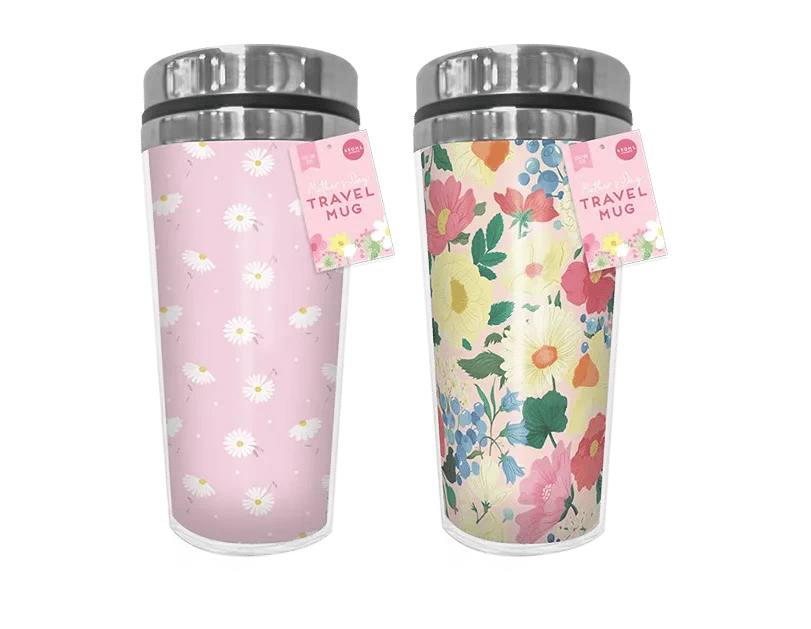 Mothers Day Travel Mug - Assorted Designs, Personalized Gift Idea for Coffee Lovers